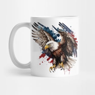 The American Eagle Watercolor design Mug